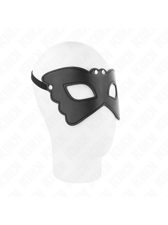 KINK - VLINDERVORMIG KUNSTLEERMASKER 20 x 9 CM