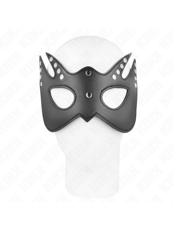 KINK - FLEDERMAUSMASKE MIT NIETEN 23 x 15 CM