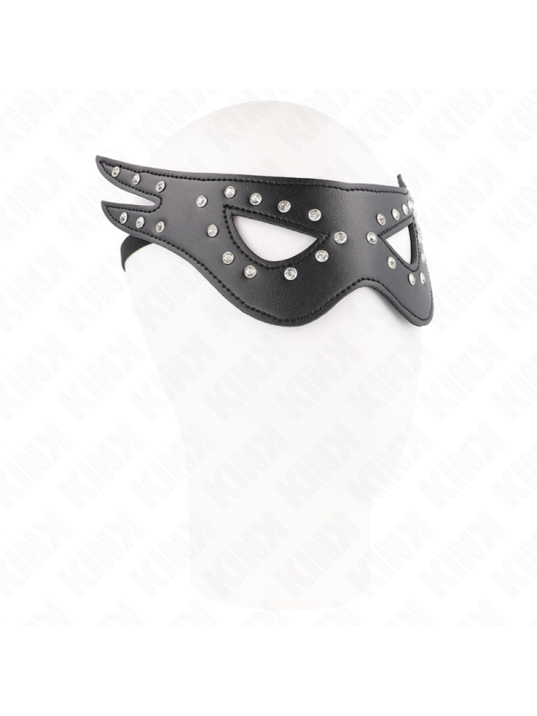 KINK - MÁSCARA DE POLIPIEL SEXY MODELO 2 27 x 13 CM