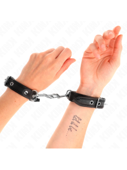 KINK - MINI PULSEIRAS PRETAS COM PREGOS AJUSTÁVEIS 16-22 CM X 2 CM