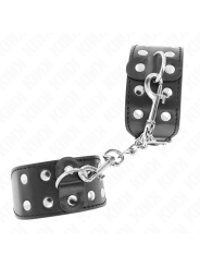 KINK - PULSEIRAS COM LINHA DUPLA DE PREGOS AJUSTÁVEIS PRETOS