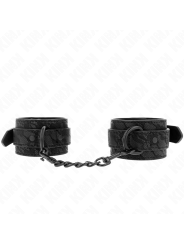 KINK - MUÑEQUERAS DE ENCAJE AJUSTABLE NEGRO 19-26 CM