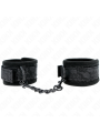 KINK - POIGNETS RECOUVERTS DE DENTELLE FONCÉE NÉOPRÈNE AJUSTABLE NOIR 
