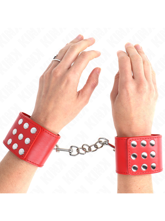 KINK - RESISTENZA DA POLSO CON CHIUSURA A SCATTO ROSSO REGOLABILE 19-2