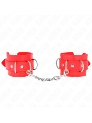 KINK - RESISTENZA DA POLSO CON 3 ANELLI A D REGOLABILE ROSSO 17,5-25 C