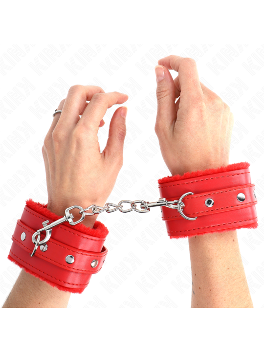 KINK - PULSO PREMIUM FORRO DE PELE VERMELHO COM CINTO VERMELHO AJUSTÁV