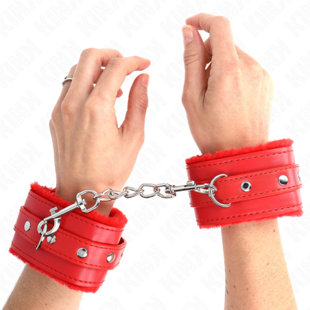KINK - PULSO PREMIUM FORRO DE PELE VERMELHO COM CINTO VERMELHO AJUSTÁV