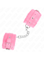 KINK - POGGIPOLSI PREMIUM RIVESTITI IN PELLICCIA ROSA CON CINTURA ROSA