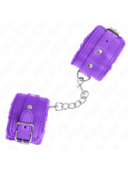 KINK - PULSO FORRO DE PELE PREMIUM ROXO COM CINTO ROXO AJUSTÁVEL 17-29