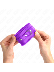 KINK - PULSO FORRO DE PELE PREMIUM ROXO COM CINTO ROXO AJUSTÁVEL 17-29