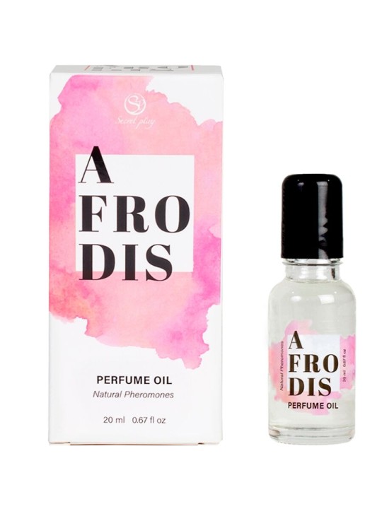 SECRETPLAY - AFRODIS PERFUME EM ÓLEO COM FEROMÔNIOS PARA MULHERES 20 M