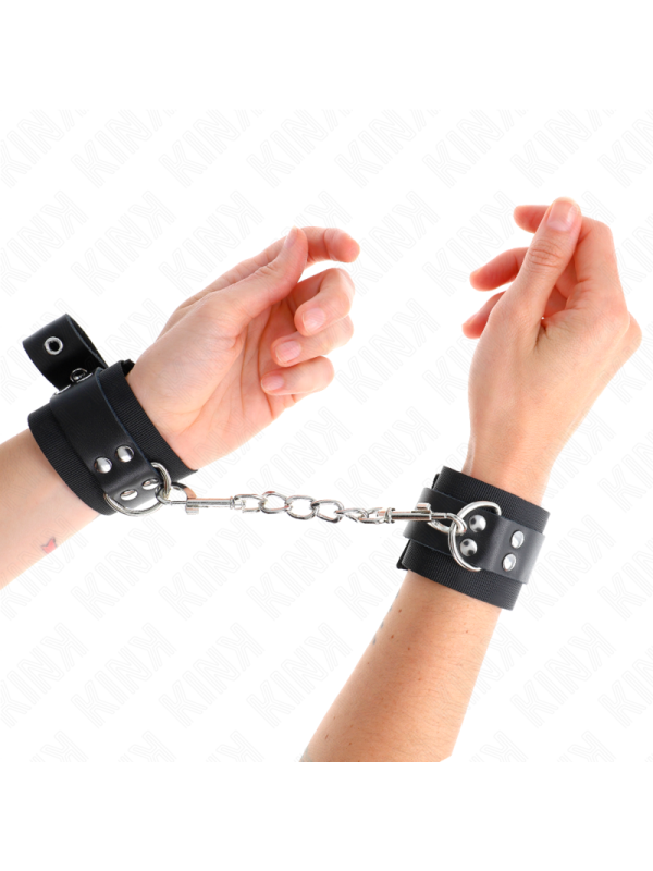 KINK - RESISTENZA DA POLSO IN NYLON NERO CON CINTURA IN PELLE NERA REG