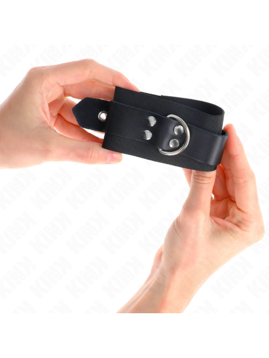 KINK - RESISTENZA DA POLSO IN NYLON NERO CON CINTURA IN PELLE NERA REG