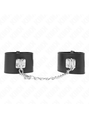 KINK - PUNHOS FIXOS COM CORRENTE 30 CM E FECHAMENTO DE CADEADO PRETO A