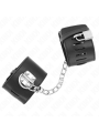 KINK - FIXED WRIST RESTRAINTS WITH CHAIN 30 CM AND PADLOCK CLOSURE BLA
