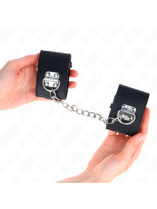 KINK - APPUI-POIGNETS FIXES AVEC CHAÎNE 30 CM ET FERMETURE PAR CADENAS