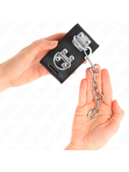 KINK - RESISTENZA DA POLSO MULTIPOSIZIONE CON CHIUSURA A LUCCHETTO NER