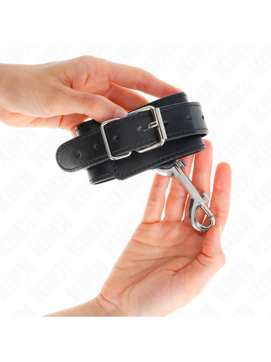 KINK - RETENÇÕES DE PULSO - LINHA DE REBITE ÚNICA E FIVELA GRANDE PRET