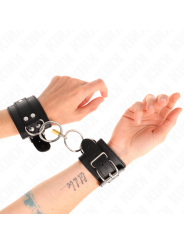 KINK - APPAREILS-POIGNETS VERROUILLÉS PAR JOINT TORIQUE NOIR RÉGLABLE 