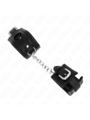KINK - POGGIPOLSO CON FIBBIA STRASS NERO REGOLABILE 25-32 CM X 5,5 CM