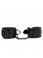KINK - APPUI-POIGNETS MOTIF DIAMANT NOIR AJUSTABLE 17-26 CM X 5,5 CM