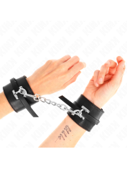 KINK - APPUI-POIGNETS VERROUILLABLES DELUXE NOIR AJUSTABLE 14,5-21 CM 