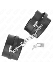 KINK - REMOÇÕES DE PULSO COM BLOQUEIO DELUXE PRETO AJUSTÁVEIS 14,5-21 