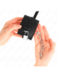 KINK - DELUXE LOCKING WRIST RESTRAINTS BLACK ADJUSTABLE 14.5-21 CM X 6