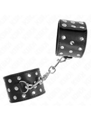 KINK - MUÑEQUERAS ESTILO PUNK AJUSTABLE 19-24 CM X 5.5 CM