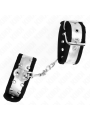 KINK - THIN WRIST RESTRAINTS BLACK / SILVER 30 X 4 CM