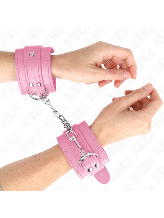 KINK - APPUI-POIGNETS SIMPLES ROSE RÉGLABLE 20-23 CM X 5,5 CM