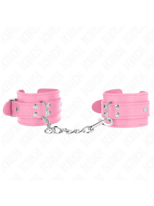 KINK - APPUI-POIGNETS SIMPLES ROSE RÉGLABLE 20-23 CM X 5,5 CM