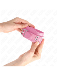 KINK - APPUI-POIGNETS SIMPLES ROSE RÉGLABLE 20-23 CM X 5,5 CM