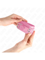 KINK - APPUI-POIGNETS SIMPLES ROSE RÉGLABLE 20-23 CM X 5,5 CM