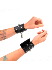 KINK - PUNK HANDGELENKFESSELN MIT SPIKES 25 X 6 CM