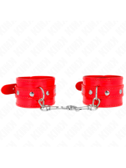 KINK - PUNHOS DE MÃO BRILHANTE VERMELHO AJUSTÁVEL 23-33 CM