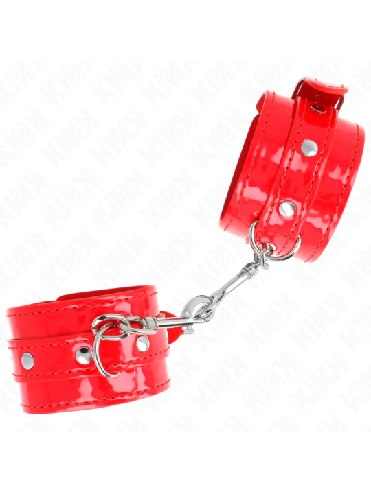 KINK - MANCHETTES BRILLANTES ROUGE AJUSTABLES 23-33 CM
