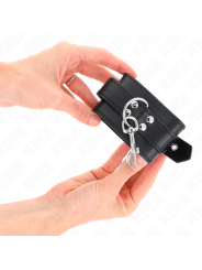 KINK - WRIST RESTRAINTS WITH STUDS 35 X 6 CM