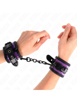 KINK - NEOPRENE WRIST RESTRAINTS LIGHT PURPLE AJUSTABLE 21-28 CM X 5 C
