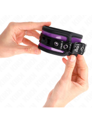 KINK - NEOPRENE WRIST RESTRAINTS LIGHT PURPLE AJUSTABLE 21-28 CM X 5 C