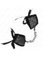 KINK - RETENUES-POIGNETS SCANDAL DÉTAILS DENTELLE NOIRE 24,5 CM X 6,5 