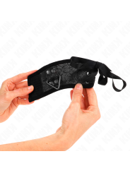 KINK - SCANDAL WRIST RESTRAINTS BLACK LACE DETAILS 24.5 CM X 6.5 CM