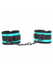 KINK - GANCHO E LOOP NYLON BIND PULSO PRETO-AZUL AJUSTÁVEL 18-32 CM X 