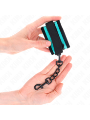 KINK - NYLON-HANDFESSEL MIT KLETTVERSCHLUSS SCHWARZ-BLAU VERSTELLBAR 1
