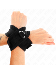 KINK - CROSS CUFFS BLACK 34 X 5.5 CM