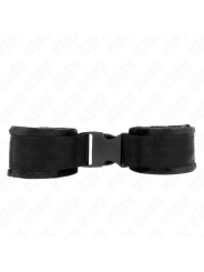 KINK - NYLON BIND HOOK&LOOP WRIST RESTRAINTS RED-BLACK MODEL 1 AJDUSTA