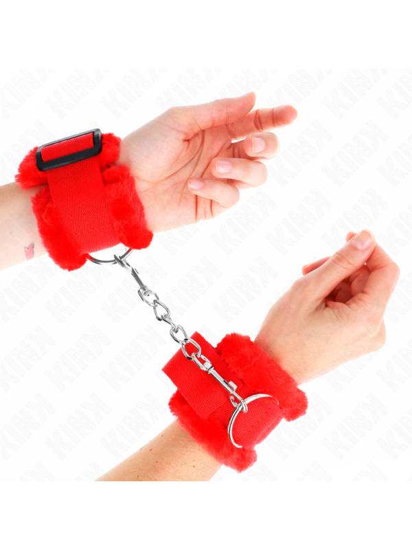 KINK - MUÑEQUERAS FORRADA ROJO AJUSTABLE 17-31 CM X 7 CM