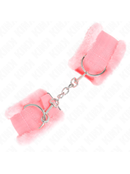 KINK - PULSO FORRO PELUDO ROSA AJUSTÁVEL 17-31 CM X 7 CM
