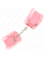 KINK - MUÑEQUERAS FORRADA ROSA AJUSTABLE 17-31 CM X 7 CM