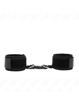 KINK - TENUTA DA POLSO IN NEOPRENE CON GANCIO E LOOP NERA REGOLABILE 2